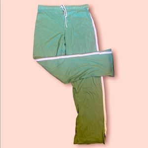 Vintage green track pants